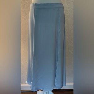 LAUNDRY by Shelli Segal Sky Blue Midi Skirt SZ M NWT